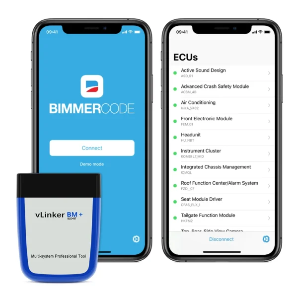 VGate vLinker BM and BM+ for BimmerCode and BimmerLink ELM327 OBD Tool – Image 2
