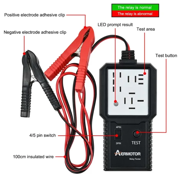 Universal 12V/24V Automotive Relay Tester - immagine 4