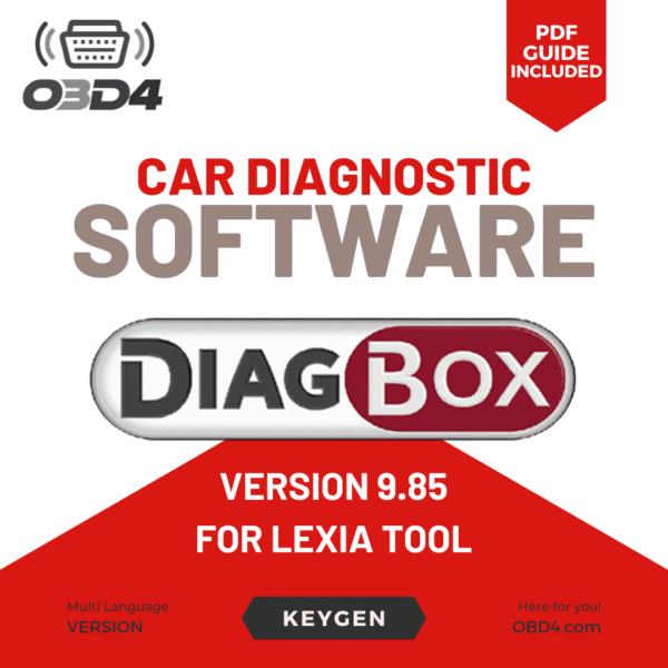 DiagBox 9.85 - Diagnoseprogramvare for PSA-biler