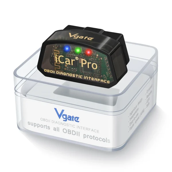 Vgate iCar Pro ELM327 V2.3 OBD2 Scanner – Bluetooth 4.0 / WiFi / BT3.0 | For iOS & Android - Imagen 5